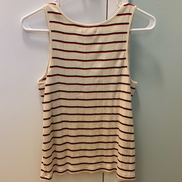 Madewell Striped Stayover Pajama Tank Top - Picture 4 of 4